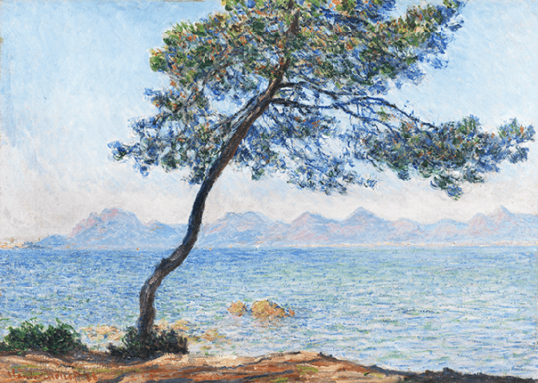 Claude Monet, Cap d’Antibes (Antibes), 1888, The Courtauld, London, © Courtauld Gallery / Bridgeman Images. Image: © Courtauld Gallery / Bridgeman Images